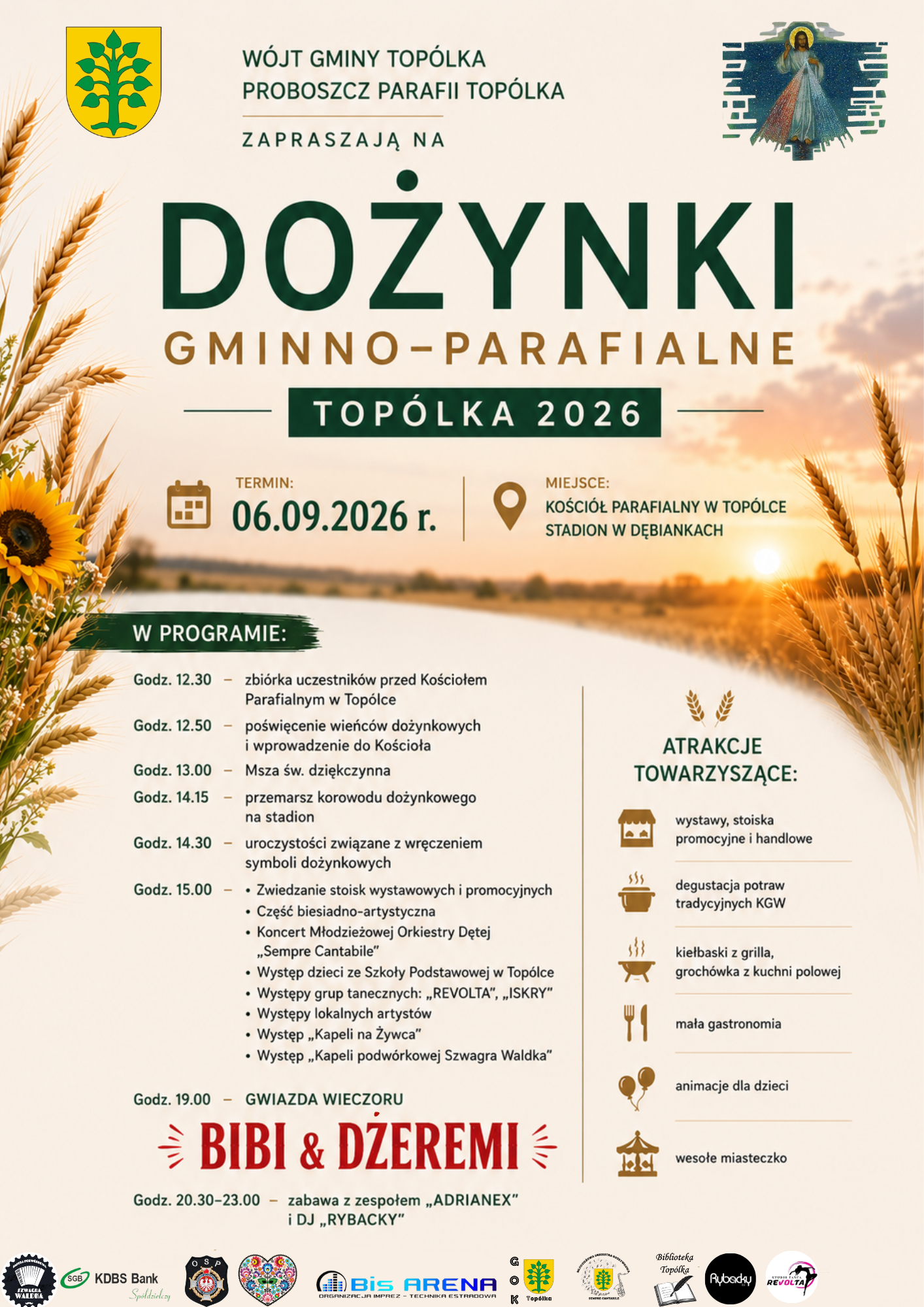 Wójt Gminy Topólka Proboszcz Parafii Topólka